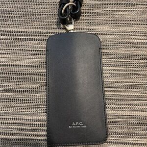 A.P.C. Black James Pouch purchased from SSENSE